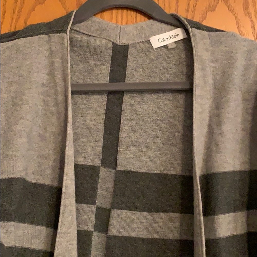 Calvin Klein gray cardigan